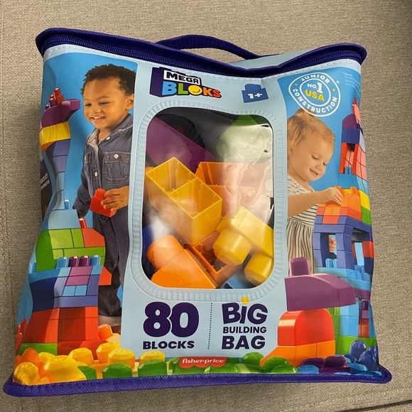 Mega blocks multicolor Fisher Price 80 pieces new, never used - Picture 5 of 5